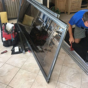 sliding glass door frame repair Rancho Cucamonga